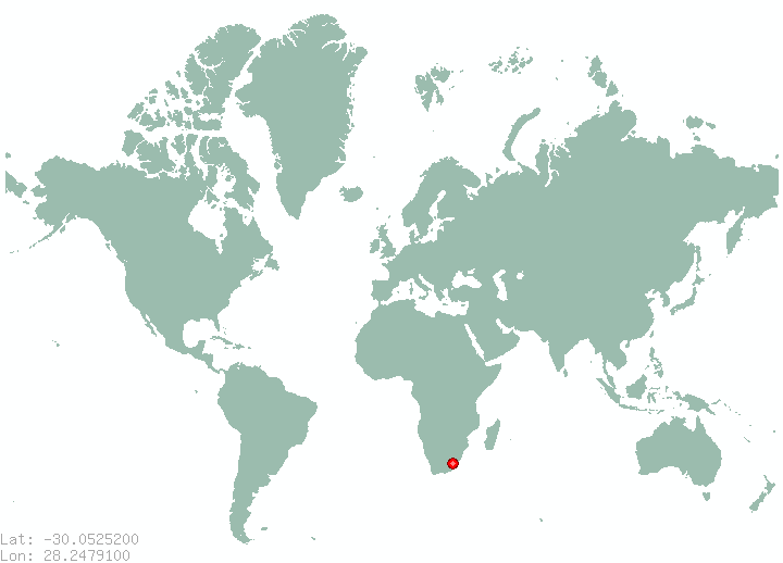Seforong in world map
